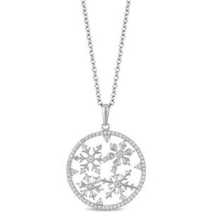 Disney Enchanted Diamond Snowflake Pendant